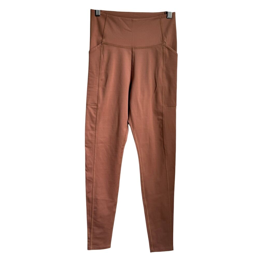 Girlfriend Collective High-Rise Compression Leggings Terracotta Size M